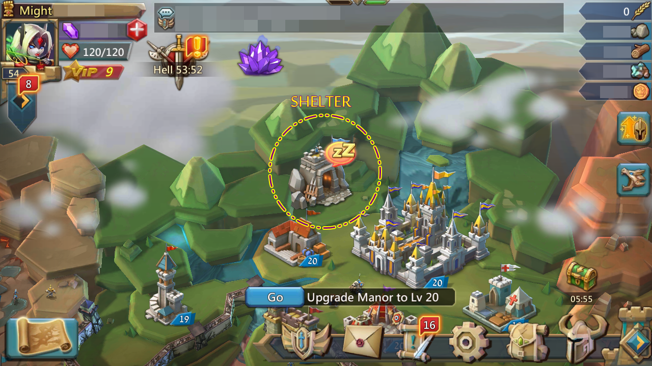 Lords Mobile! Hiding troops if your shelter is full and explaining why you  don't hoard troops. 